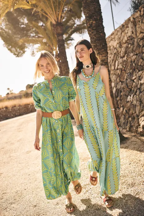 Vestido estampado ácidos