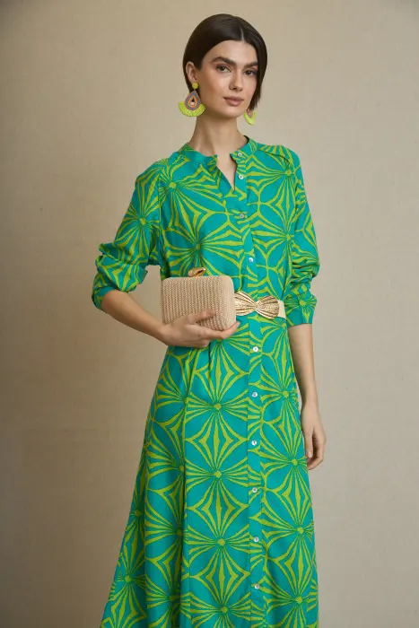 Vestido estampado ácidos