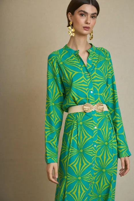 Vestido estampado ácidos