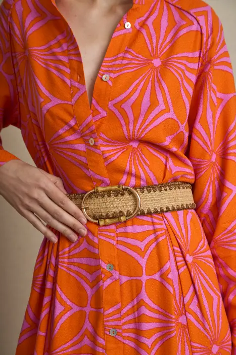 Vestido estampado ácidos