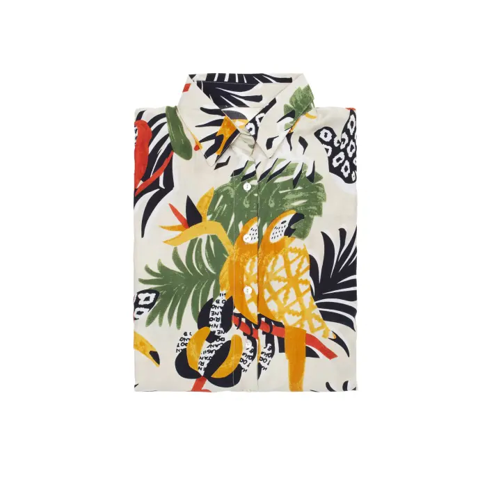 Vestido estampado carioca