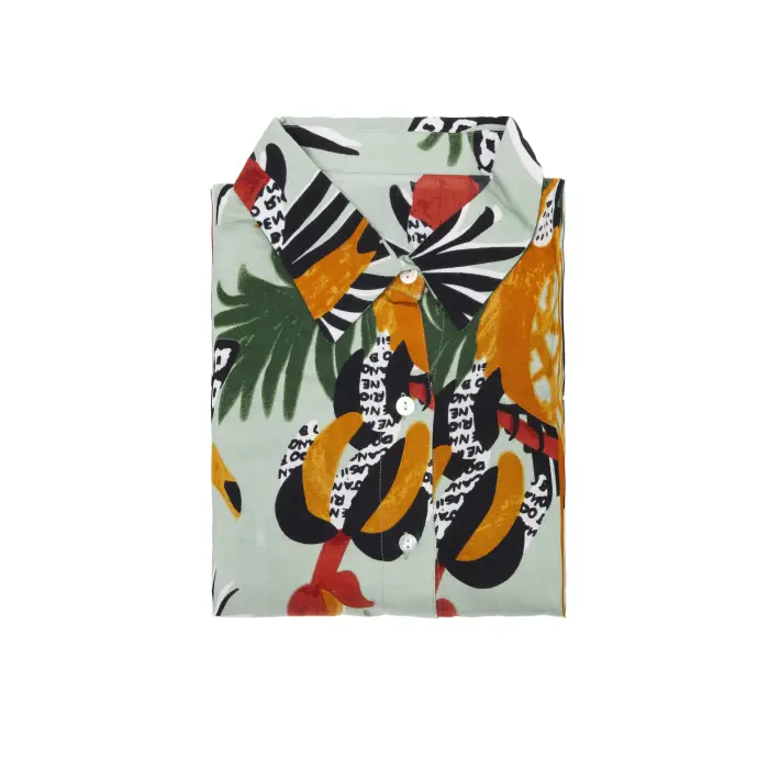 Vestido estampado carioca