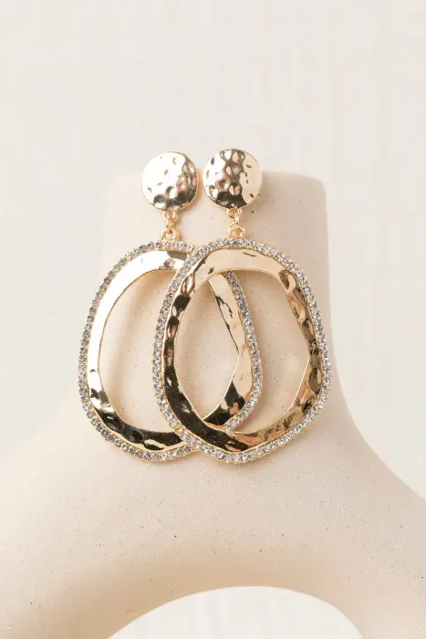 Pendiente Aro Metalizado