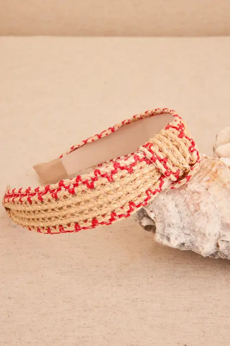Diadema rafia ribeteada