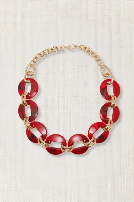 Collar Eslabones Resina