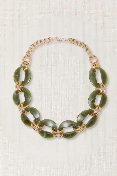 Collar Eslabones Resina