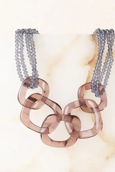 Collar Eslabones Resina