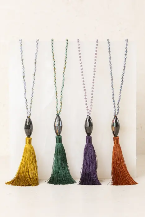 Collar Colgante Flecos
