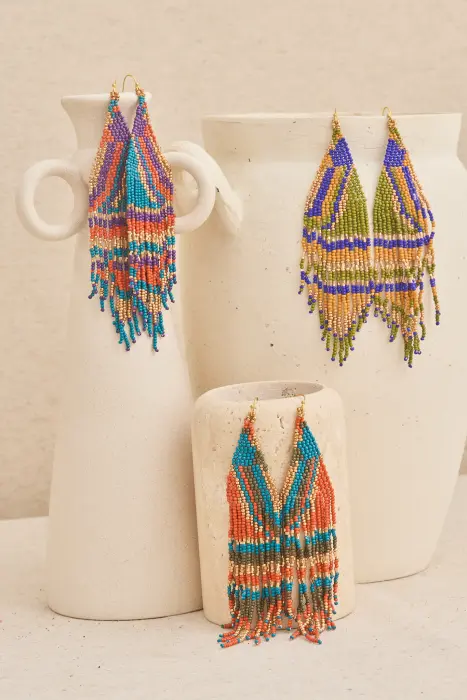 Pendiente largo boho