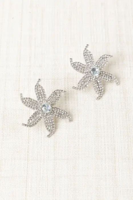 Pendiente Flor Brillo