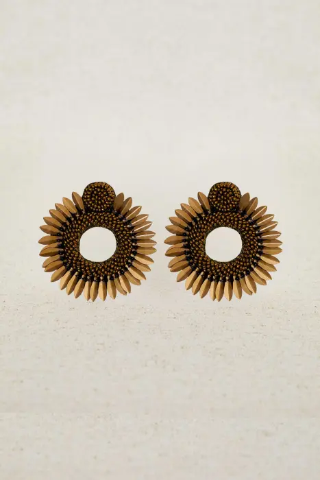 Pendientes Circular Textura