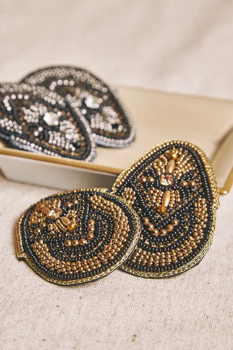 Set horquillas bordadas