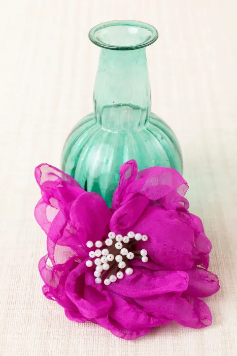 Broche flor gasa buganvilla