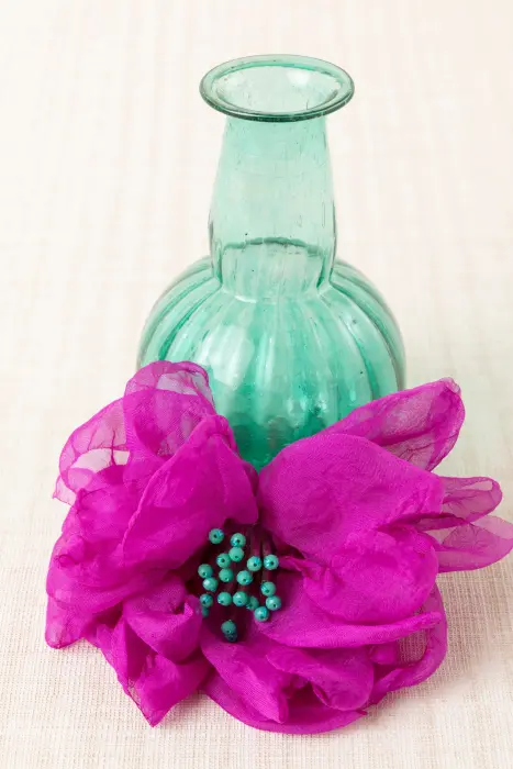 Broche flor gasa buganvilla