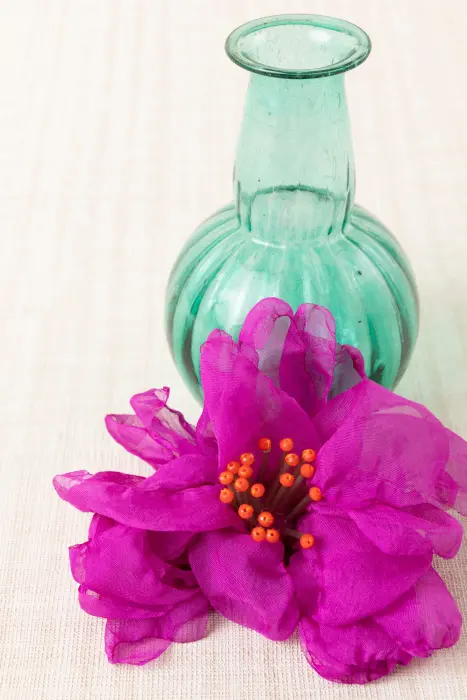 Broche flor gasa buganvilla