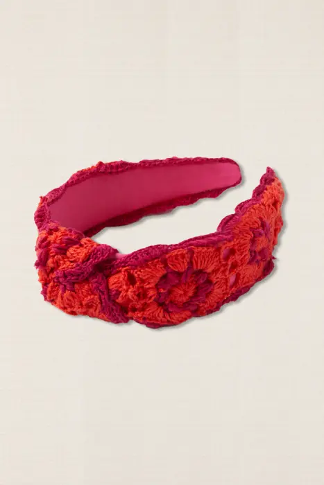 Diadema crochet colores