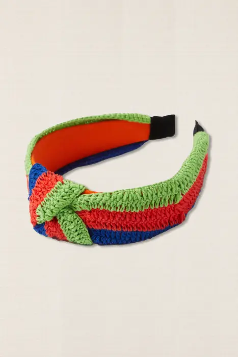 Diadema crochet colores