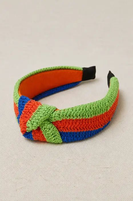 Diadema crochet colores