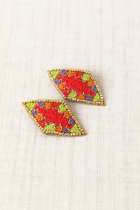 Horquillas bordadas resina