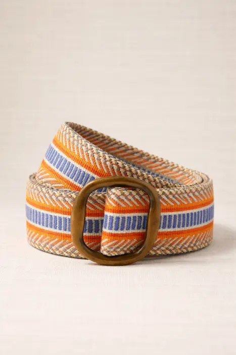 Cinturón hebilla resina cenefas