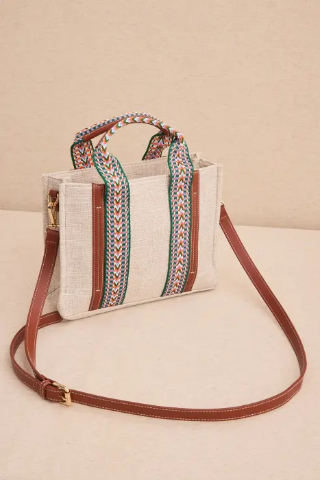 Bolso tote mini asa cenefa