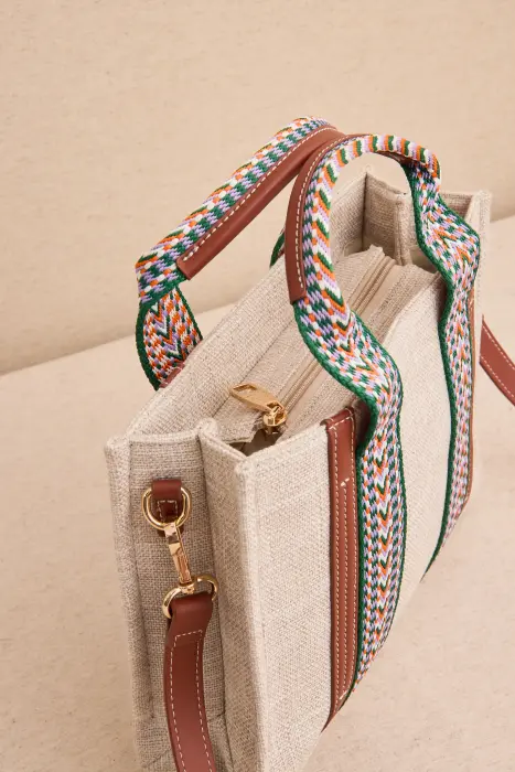 Bolso tote mini asa cenefa