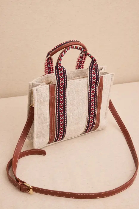 Bolso tote mini asa cenefa