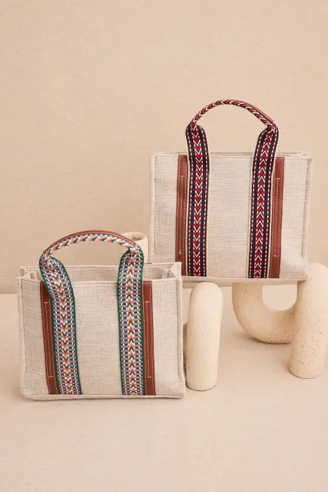 Bolso tote mini asa cenefa