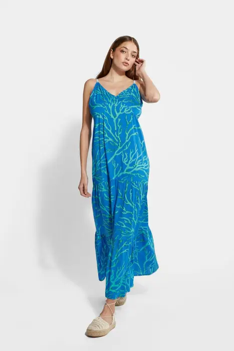 Vestido tirantes corales