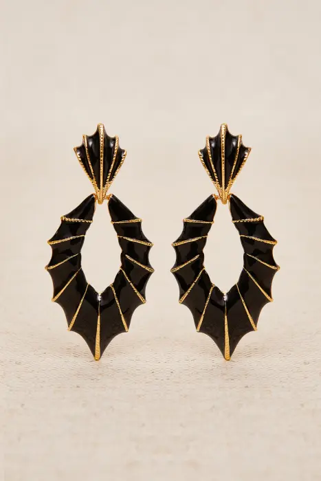 Pendientes Ovalados Esmaltados
