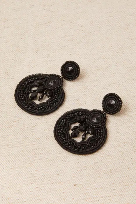 Pendientes aro hilo colores