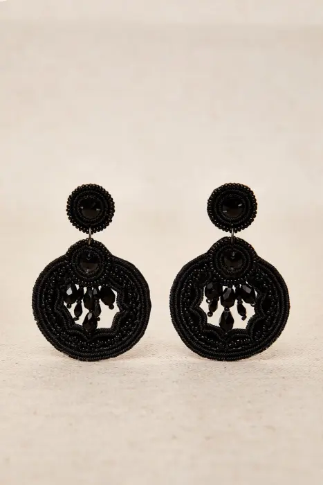 Pendientes aro hilo colores