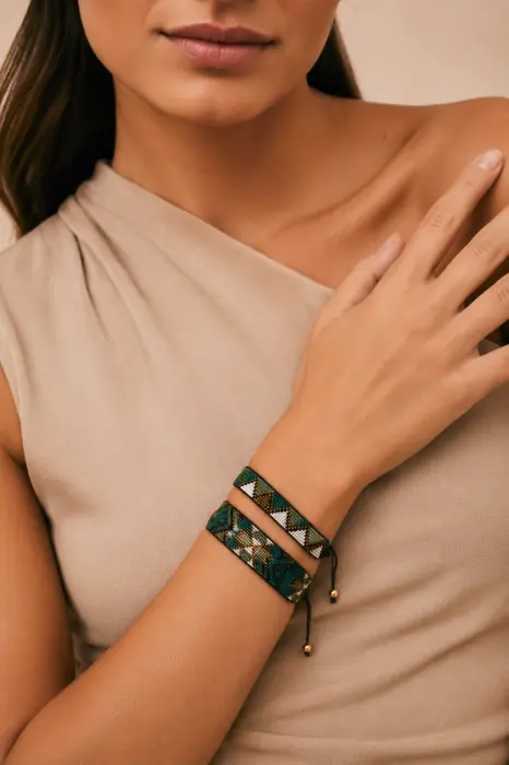 Pulsera Duo Cordón Boho