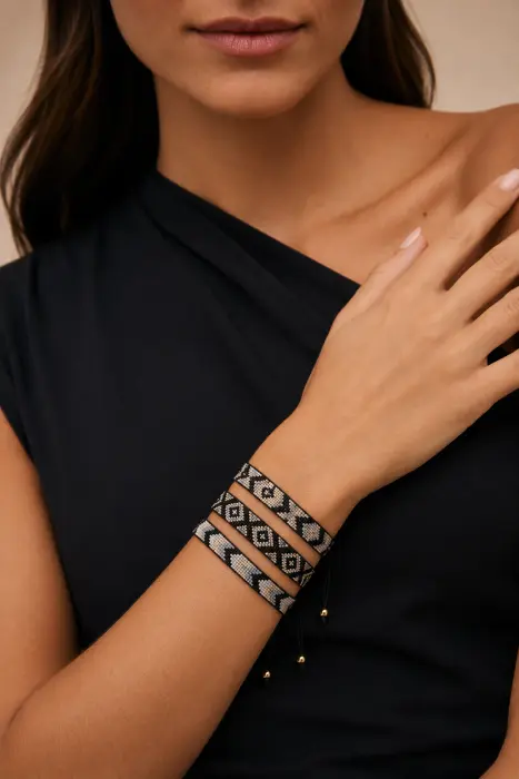Pulsera Cordón Boho Trío