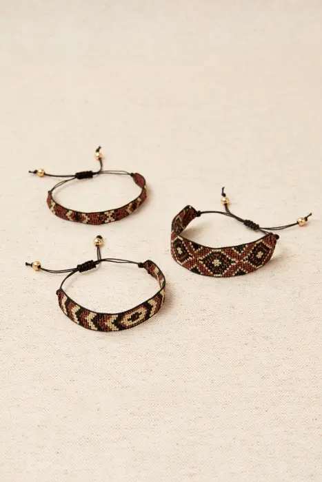 Pulsera Cordón Boho Trío