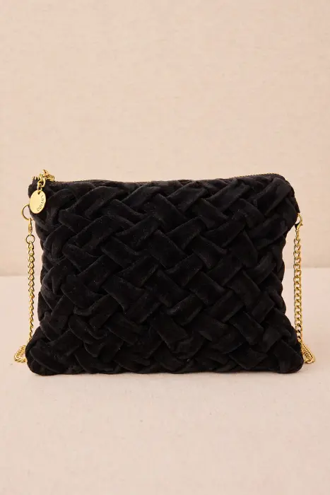 Bolso Terciopelo Trenzado