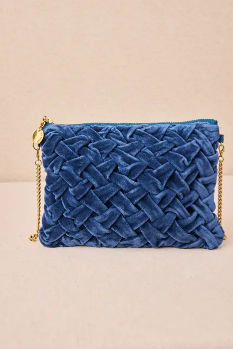 Bolso Terciopelo Trenzado