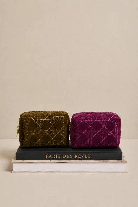 Bolsa Vanity Líneas Doradas (small)