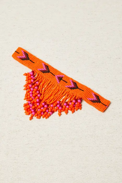 Collar Choker flecos