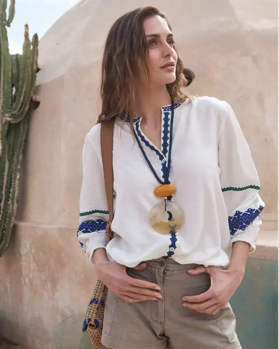 Collar largo donut