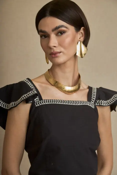 Collar de Latón con Baño