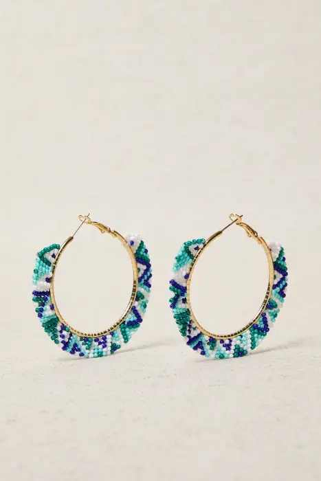 Pendiente Étnico Resina