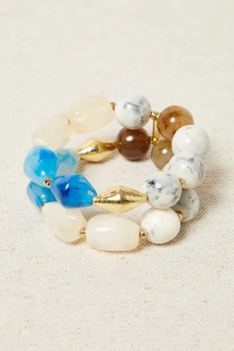 Pulsera doble resinas