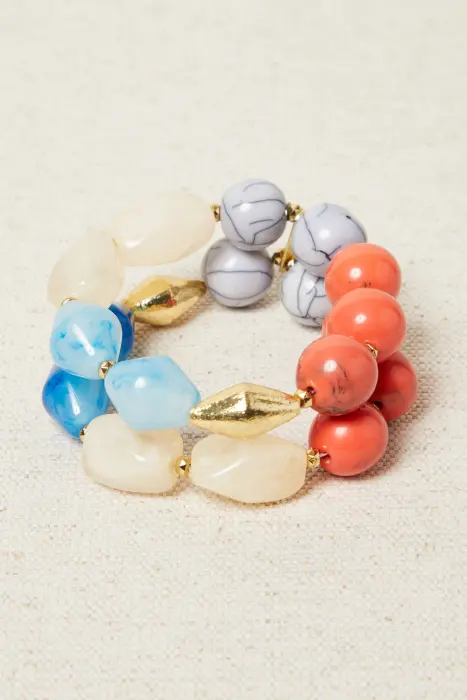 Pulsera doble resinas