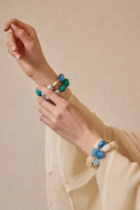 Pulsera doble resinas