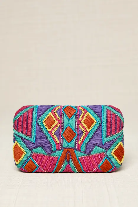 Clutch bordado boho