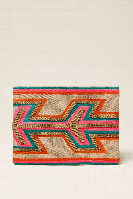 Bolso Cartera Bordado Flecha