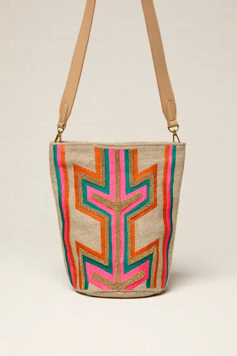 Bolso Saca Bordado Flecha