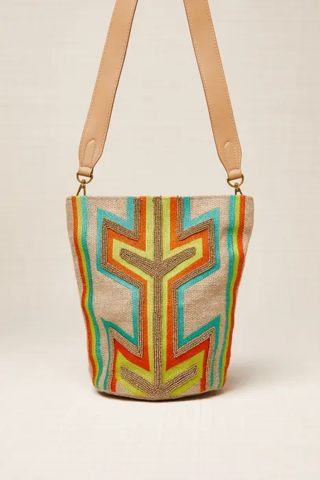 Bolso Saca Bordado Flecha