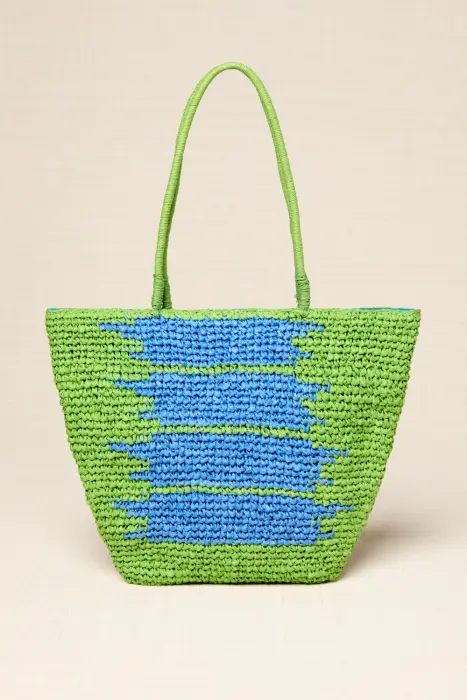 Bolso de rafia